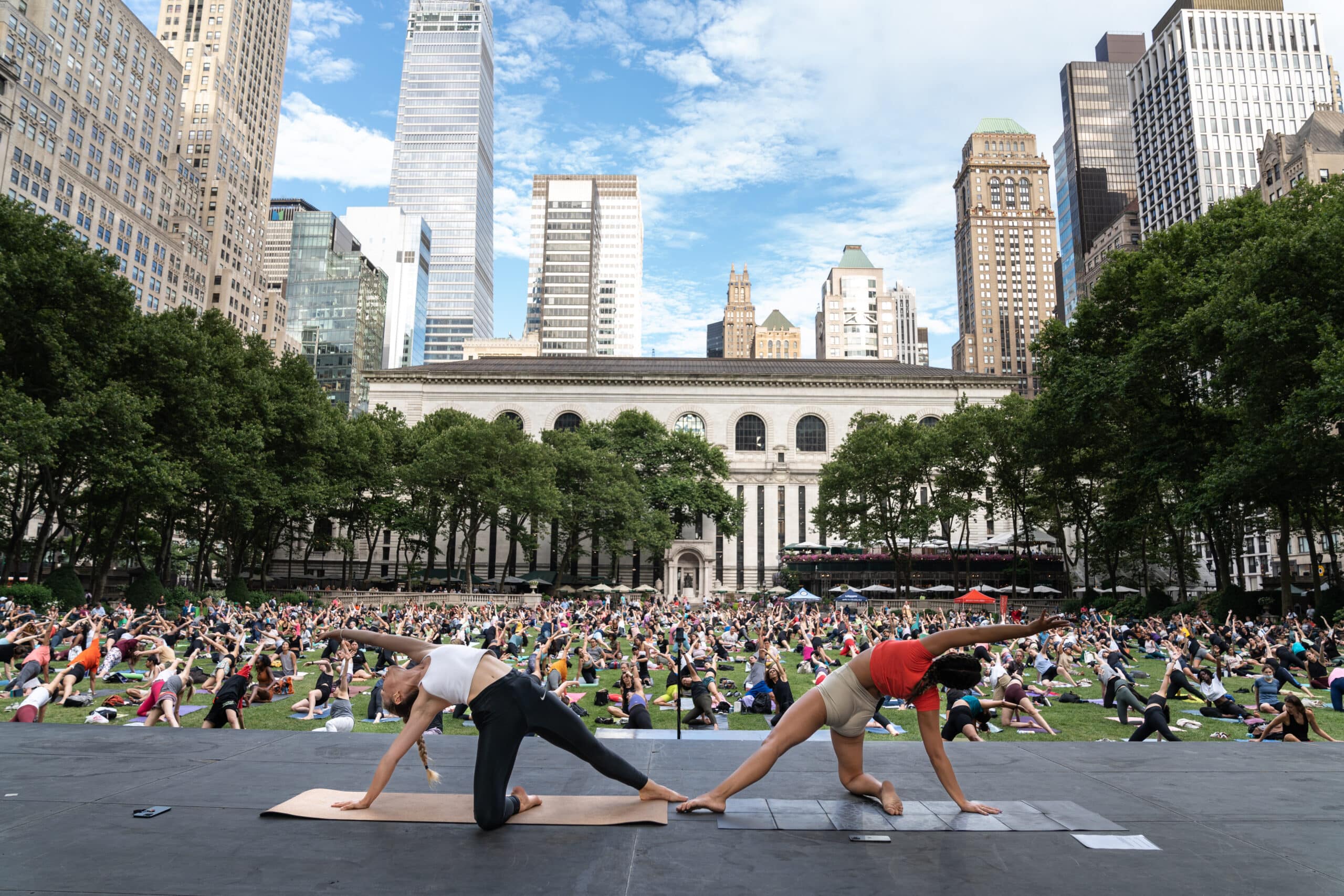 bryant park yoga