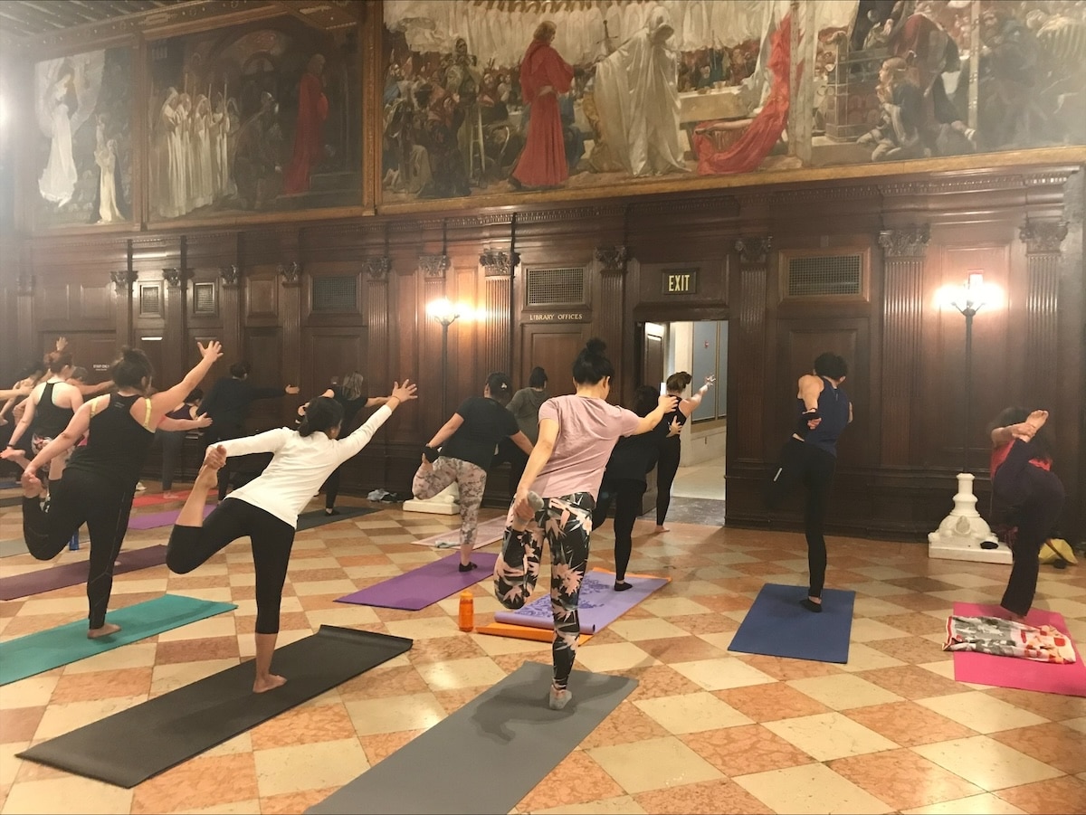 yoga at boston public library