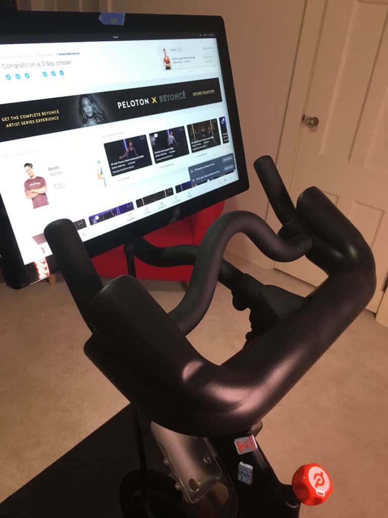 peloton handlebar extender