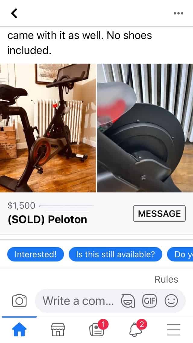 Buy A Used Peloton Bike Versus Purchasing for New