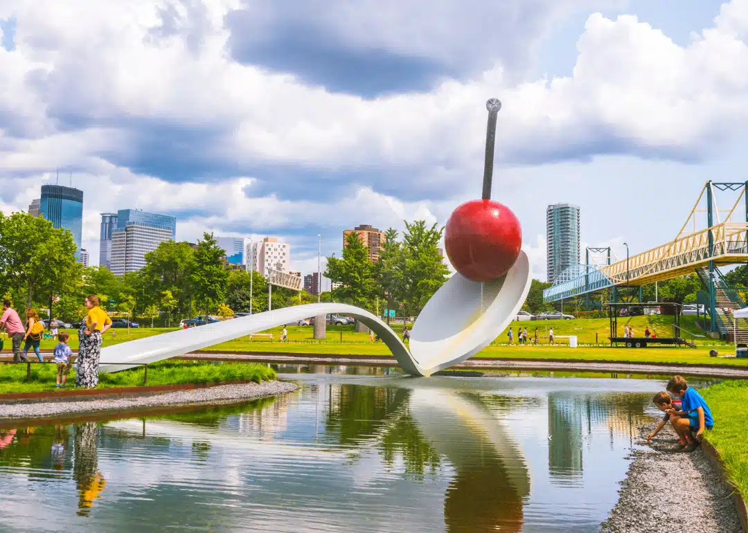 walker arts center minneapolis spoon and cherry