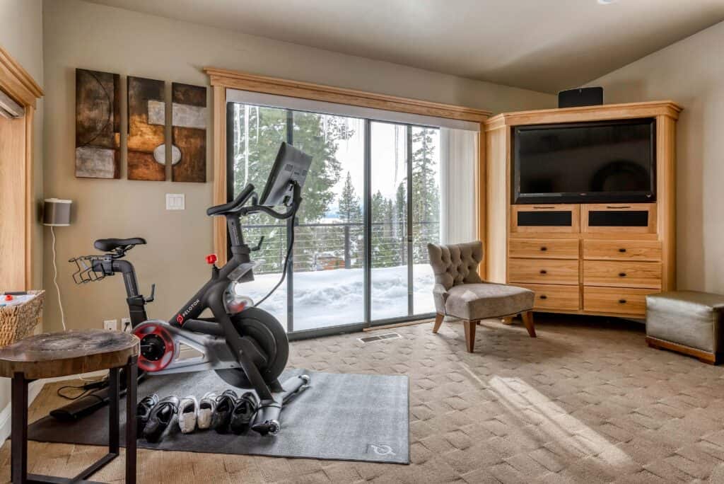 north lake tahoe turnkey vacation rental peloton